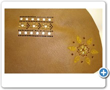 collection 1 strass+cut steel+studs on napa
